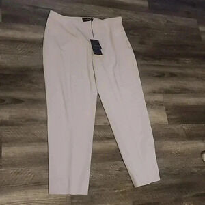 PIAZZA SEMPIONE AUDREY LILAC STRETCH WOOL TAPER LEG SIZE 48